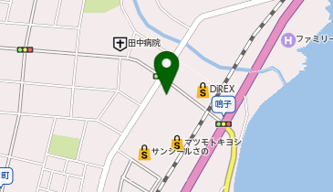 総合衣料アルファの地図画像