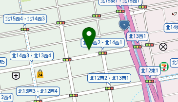 ハート北14条薬局の地図画像