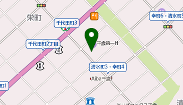 千歳市役所 建設部 グリーンベルト地下駐車場の地図画像
