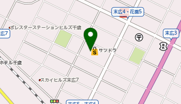 てて整骨院の地図画像