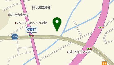ベルパーツショップの地図画像