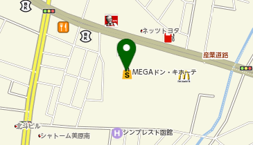 玉光堂MEGAドン・キホーテ函館店の地図画像