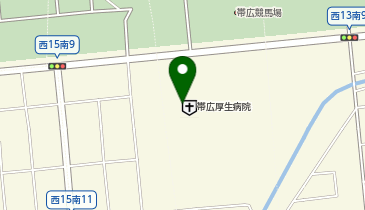 お食事処帯広厚生病院店の地図画像