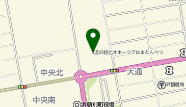 浜頓別町役場 浜頓別町交流館の地図画像