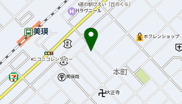 美瑛町勤労者センターの地図画像