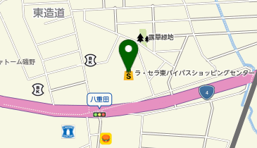 東洋社クリーニングラ・セラ東バイパス店の地図画像