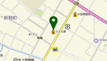 iPhone修理SHOPさくら野百貨店北上店の地図画像