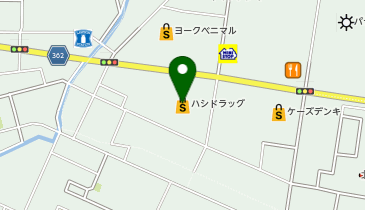 ハシドラッグ南福島店調剤薬局の地図画像