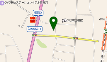 緑フィットネス希望矢吹店の地図画像
