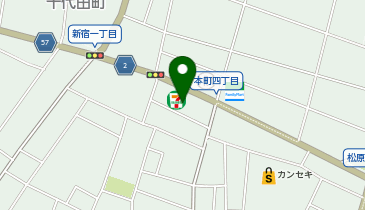 デイサービス未来館林の地図画像