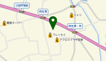 株式会社フレッセイ笠懸店の地図画像