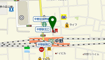 エステサロンさくら中野店の地図画像