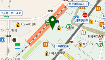 おむすび権米衛アトレ川崎店の地図画像