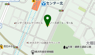 ルイナス・ノースポートモール店の地図画像