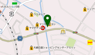 たこちゅう大網店の地図画像