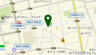 西山楽器店の地図画像