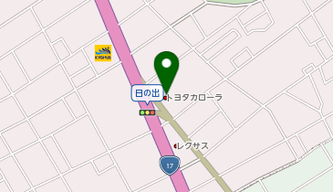 トヨタカローラ埼玉株式会社上尾本店の地図画像