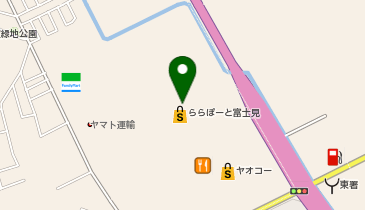 14プラスららぽーと富士見の地図画像