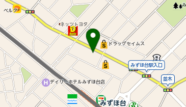 クローバーよつばのいえみずほ台の地図画像