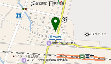 とんかつ丸七富士店の地図画像