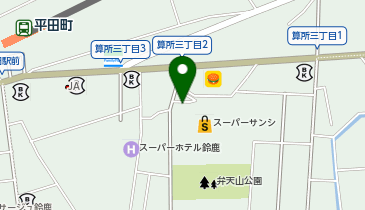 ア・トレ川スミ鈴鹿ハンター店の地図画像