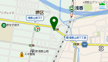 ピザハット浅香山店の地図画像