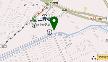 うえのしば薬局の地図画像