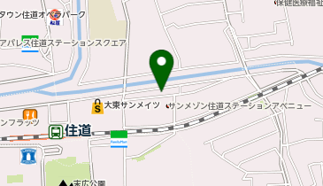 cafedeRORO&DOGs住道店の地図画像