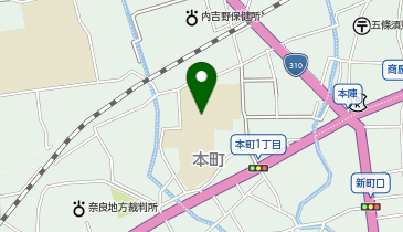 五條学童保育所の地図画像