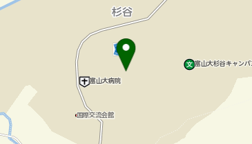 富山大学(国立大学法人) 附属病院代表受付の地図画像