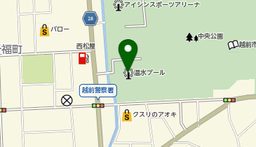武生あそびマーレの地図画像
