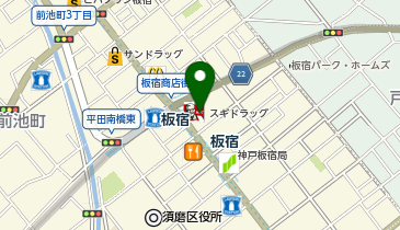 スタンドベベ(BB)の地図画像