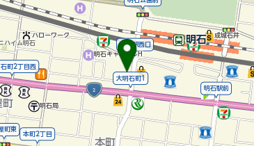ナイスネイル明石店の地図画像