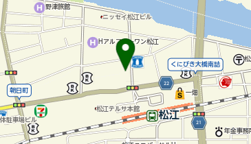 全国漁業信用基金協会島根支所の地図画像