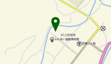 高梁市 川上公民館の地図画像