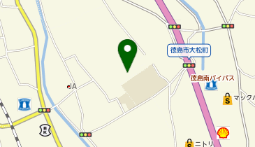 徳島市役所 子ども未来部 子ども保育課 勝占認定こども園在宅育児家庭相の地図画像