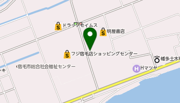 にのみや整体院宿毛店の地図画像