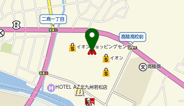 ワンラブホームワイド若松店の地図画像