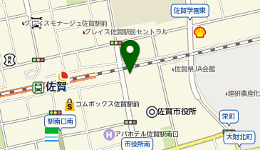 ユニスクさがの地図画像