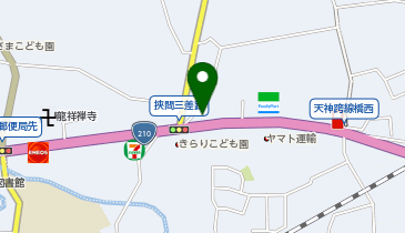 まごころ弁当挾間店の地図画像