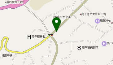 マロンハウス甲斐果樹園高千穂店の地図画像