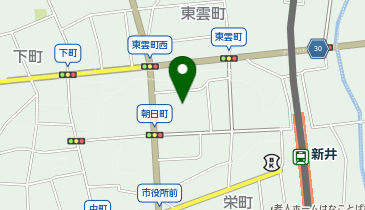 街の美容室たなかの地図画像