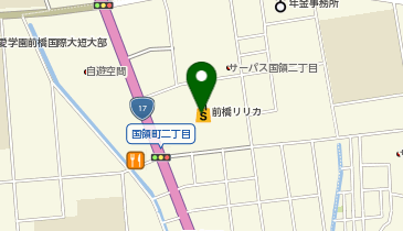 けあビジョン前橋の地図画像