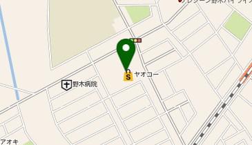 クリーニング太洋舎ヤオコー野木店の地図画像
