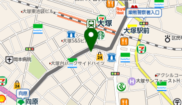 わたしのゴルフ大塚店の地図画像