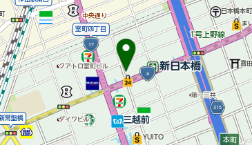 アクセア新日本橋店の地図画像