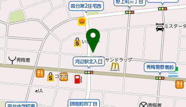 中里くみ子結婚相談所青梅の地図画像