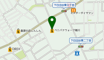 ペッツビレッジ桶川店の地図画像