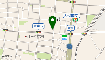 かさねや尼崎店の地図画像