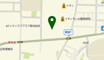 ジーユーイオンモール鶴見緑地店の地図画像